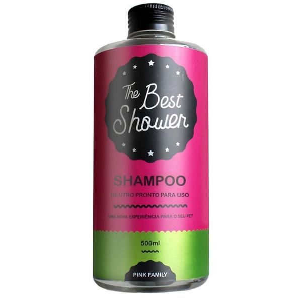 Shampoo The Best Shower Neutro Pronto P/ Uso Pink Family 500ml