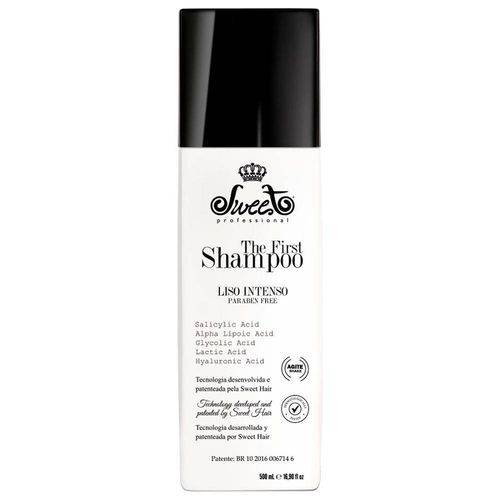 Shampoo The First Alisante Sem Formol Sweet Hair 500ml - para Todos os Tipos de Cabelo