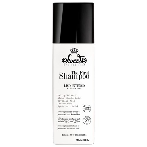 Shampoo The First Alisante Sem Formol Sweet Hair 500ml - Para Todos Os Tipos De Cabelo
