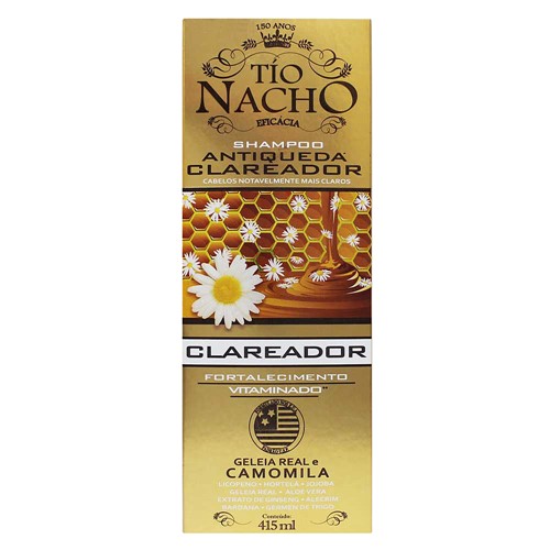 Shampoo Tio Nacho Antiqueda Clareador com 415ml