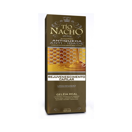 Shampoo Tío Nacho Antiqueda Clareador Natural C/ Geléia Real e Camomila 415ml