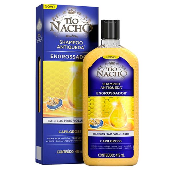 Shampoo Tío Nacho Antiqueda Engrossador Capilgross - 415ml - Tio Nacho