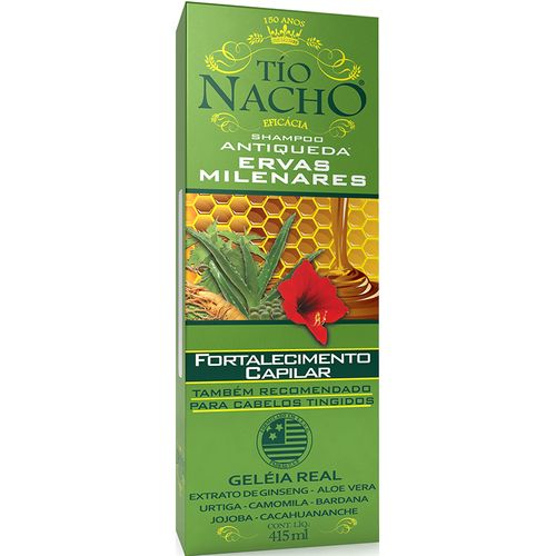 Shampoo Tio Nacho Antiqueda Ervas Milenares 415 Ml