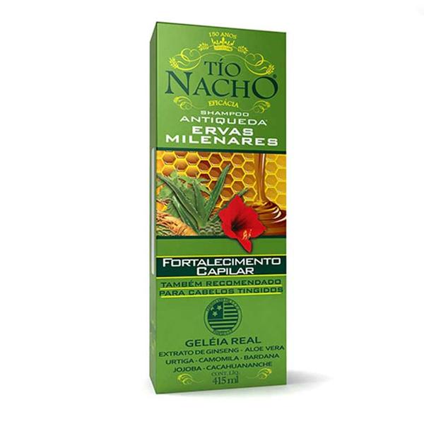 Shampoo Tio Nacho Antiqueda Ervas Milenares 415ml - Genomma