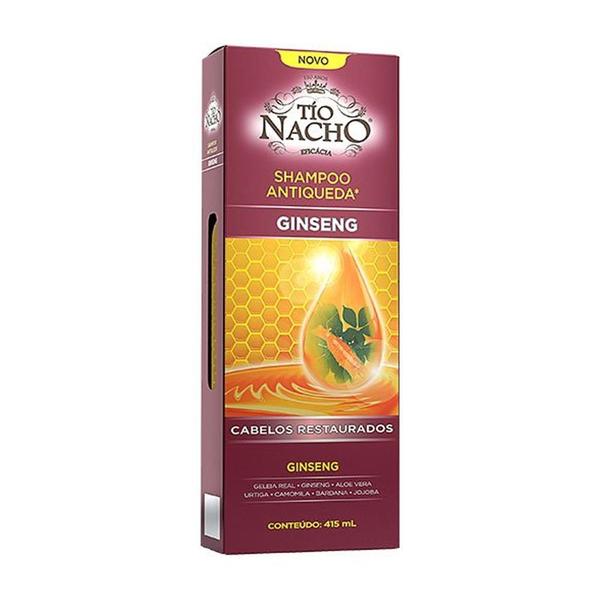Shampoo Tio Nacho Ginseng Cabelos Restaurados 415ml - Genomma