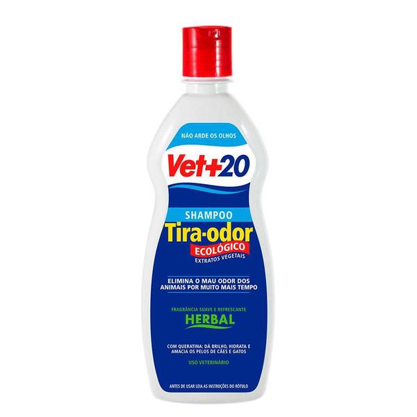 Shampoo Tira Odor Vet+20 Herbal 500ml