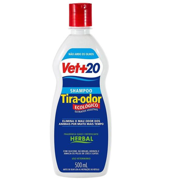 Shampoo Tira-odor Vet+20 Herbal - 500ml