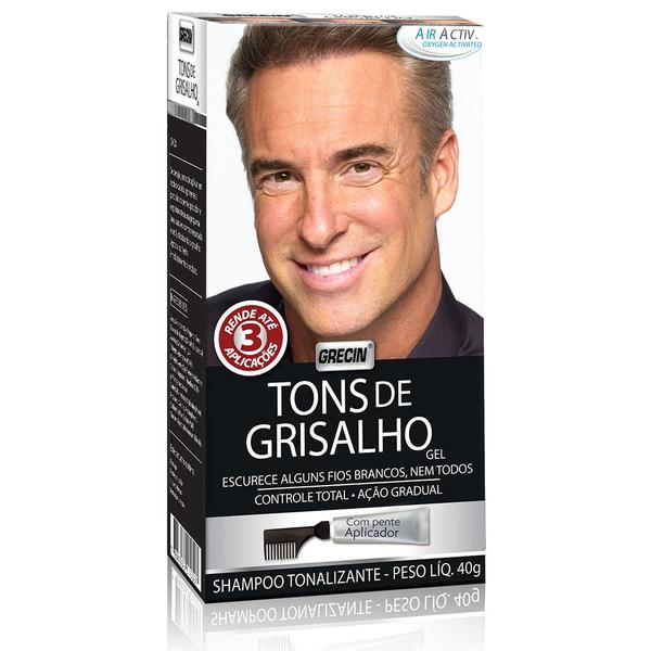 Shampoo Tonalizante Grecin Tons de Grisalho - 40gr - Advertising Operatio
