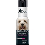 Shampoo Tonalizante Pelos Claros K Dog para Cães e Gatos - Promove Brilho e Realça a Cor (500 ml) - Total Química