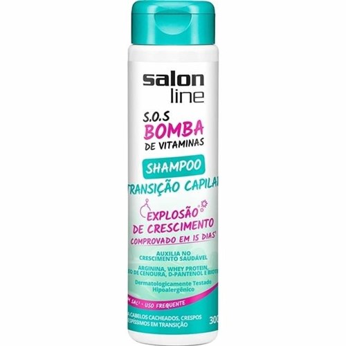Shampoo Transição Capilar Explosão de Crescimento S.o.s Bomba de Vitam...