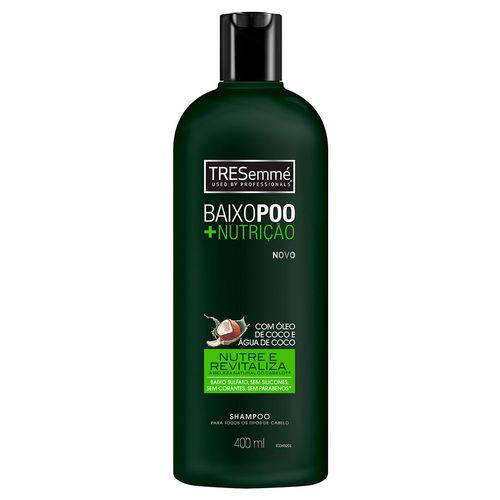 Shampoo Tresémme Baixo Poo + Nutrição 400ml