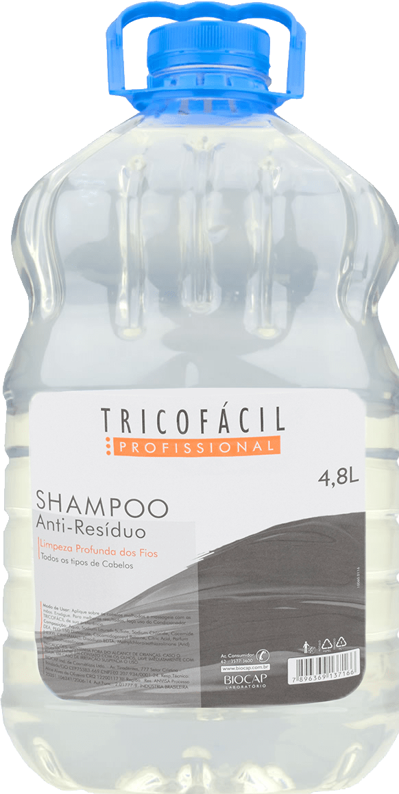 Shampoo Tricofácil Anti-Resíduo 4,8L