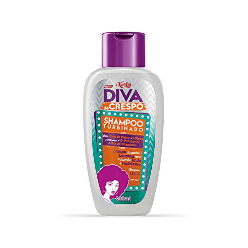 Shampoo Turbinado Diva de Crespo, 300 Ml, Niely