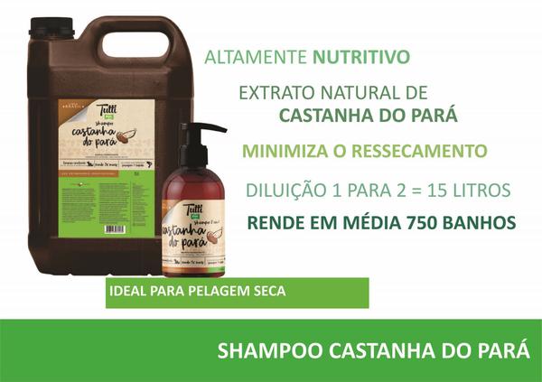 Shampoo Tutti Pet 2 em 1 para Cães e Gatos Castanha do Pará - 5 Litros