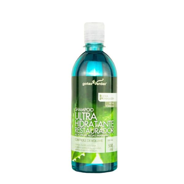 Shampoo Ultra Hidratante 500ml Gotas Verdes