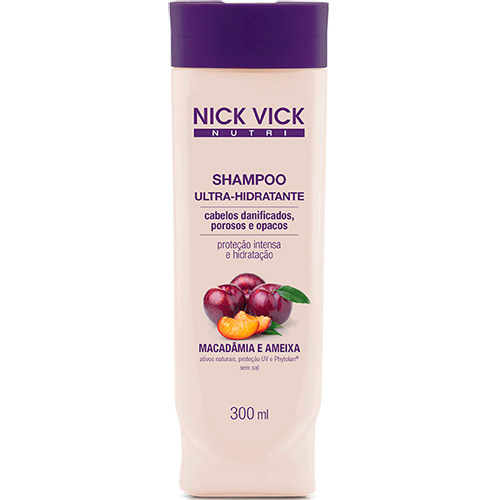 Shampoo Ultra Hidratante Nick Vick Nutri 300ml