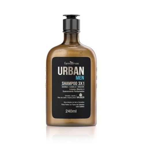Shampoo Urban Men Ipa 3x1 240 Ml