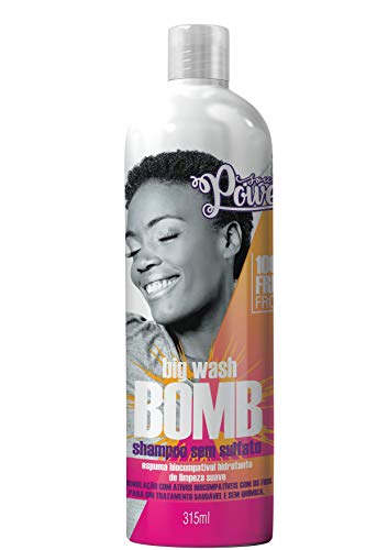 Shampoo Uso Diário 315Ml Sem Sulfato Big Wash Unit, Soul Power
