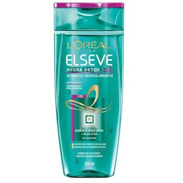 Shampoo Uso Diário Elséve 200ml Hydra Detox Anti Oleosidade
