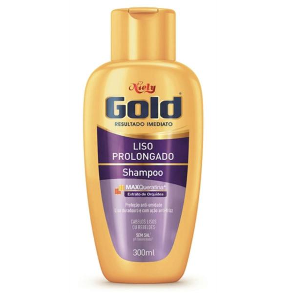 Shampoo Uso Diário Niely Gold 300ml Liso Perfeito - Sem Marca