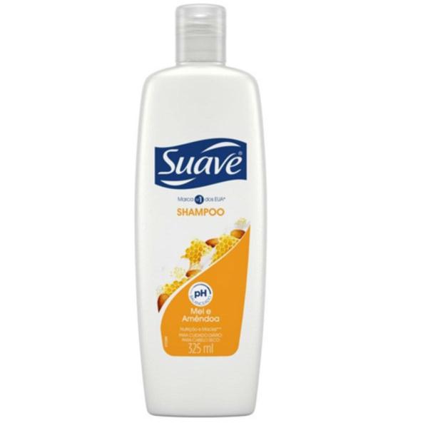 Shampoo Uso Diário Suave 325ml Mel e Amêndoa - Sem Marca