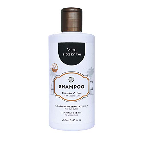 Shampoo Vegano com Óleo de Coco 250ml - Biozenthi