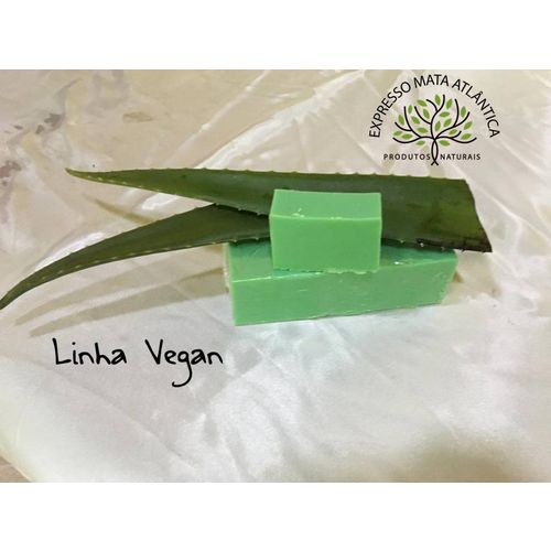 Shampoo Vegano de Aloe Vera com Argila Verde. 125g. Natural, Artesanal e Orgânico.