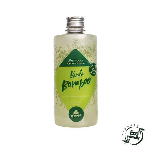 Shampoo Verde Bamboo Biodegradavel para Caes e Gatos - 500ml - Petbamboo