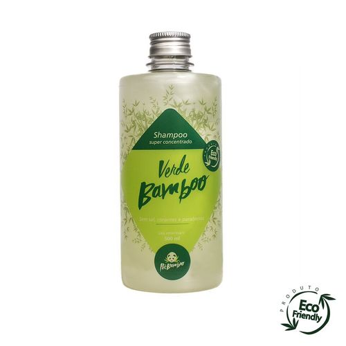 Shampoo Verde Bamboo Biodegradavel para Caes e Gatos - 500ml