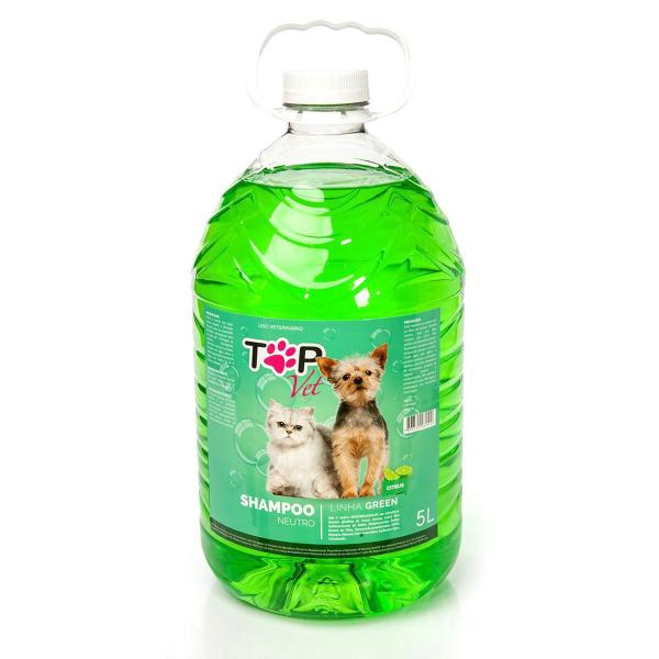 Shampoo Veterinário Neutro Linha Green Top Vet 5L