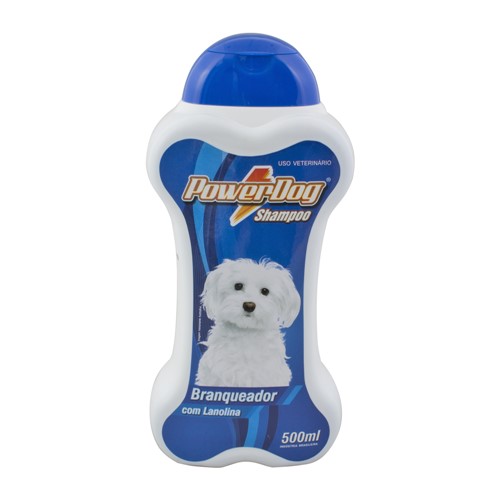Shampoo Veterinário Powerdog Branqueador com 500ml