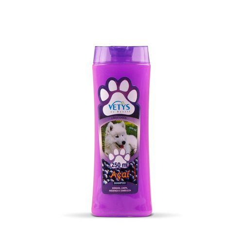 Shampoo Vetys do Brasil Açaí Cães e Gatos - 250 Ml