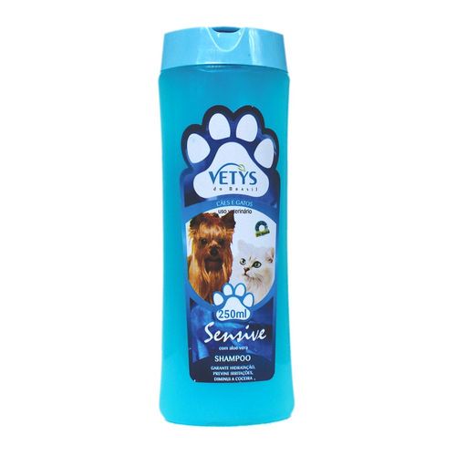 Shampoo Vetys do Brasil Sensive Cães e Gatos - 250 Ml