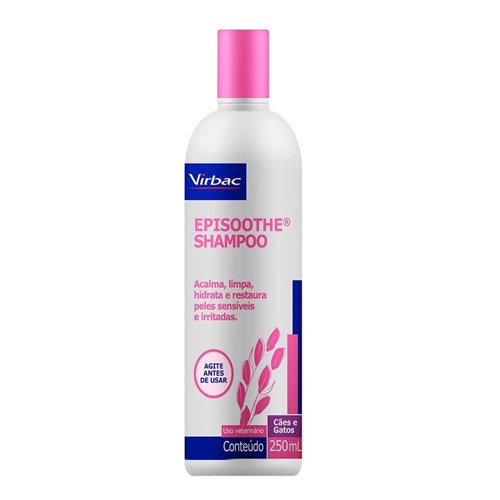 Shampoo Virbac Episoothe para Peles Sensíveis 250 Ml