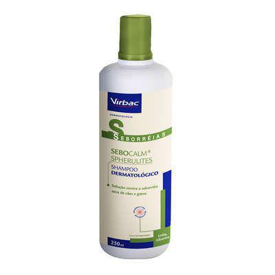 Shampoo Virbac Sebocalm Spherulites para Seborreia - 250 ML