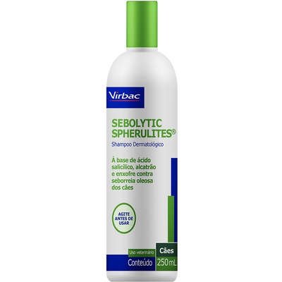 Shampoo Virbac Sebolytic Spherulites para Seborreia - 250 ML