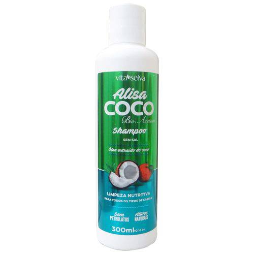 Shampoo Vita Seiva Alisa Coco - 300ml