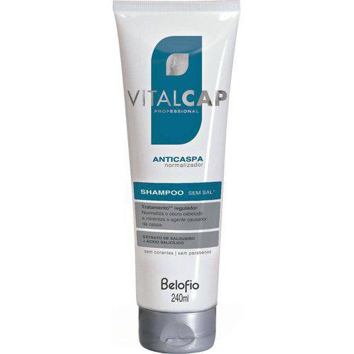 Shampoo Vitalcap Anticaspa Normalizador 240 Ml - Belofio