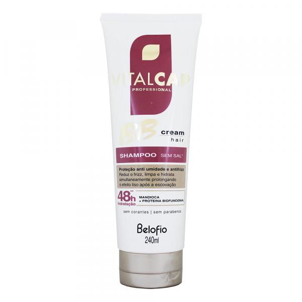 Shampoo Vitalcap Professional BB Cream Hair Sem Sal 240ml - Belofio