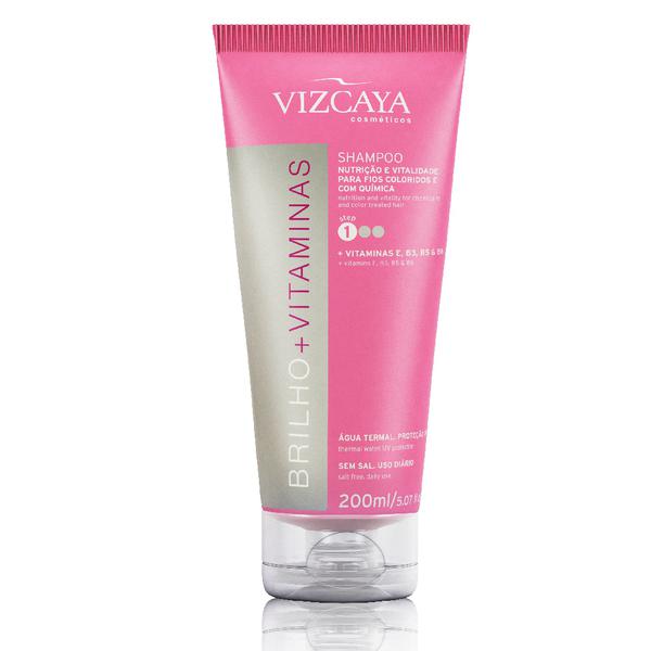 Shampoo Vizcaya Brilho + Vitaminas 200ml