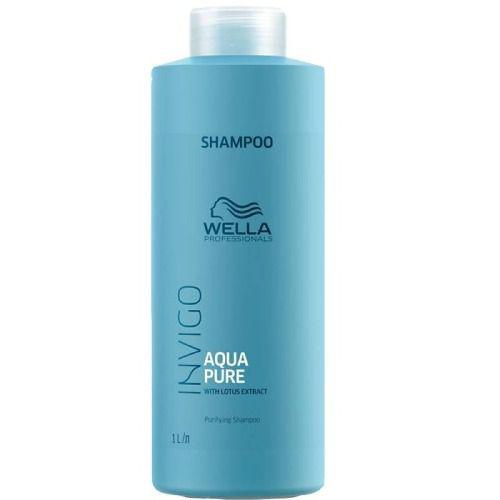 Shampoo Wella Invigo Purificante Aqua Pure 1l Limpeza