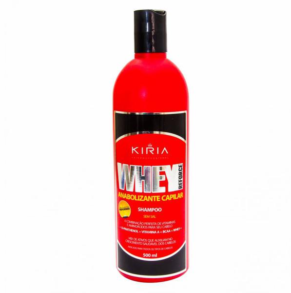 Shampoo Whey Reforce Anabolizante Capilar - 500ml - Kiria Hair