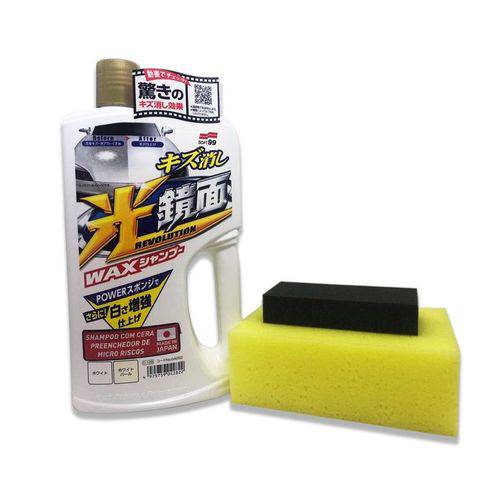 Shampoo White Gloss Remoção de Riscos e Brilho para Carros Claros 700ml Soft99