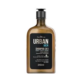 Shampoo 3X1 Urban Men Farmaervas