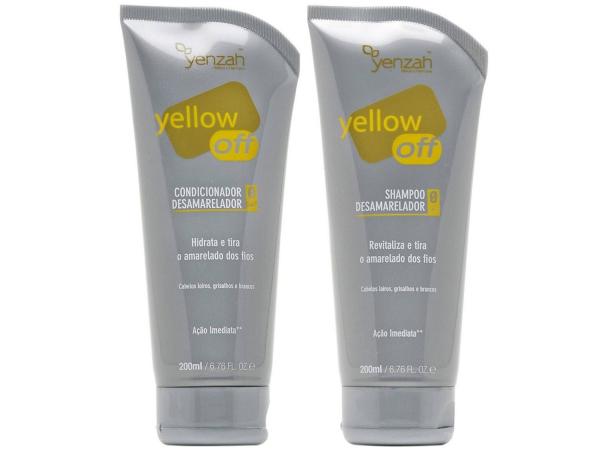 Shampoo Yellow Off Desamarelador 200ml - Yenzah + Condicionador 200ml