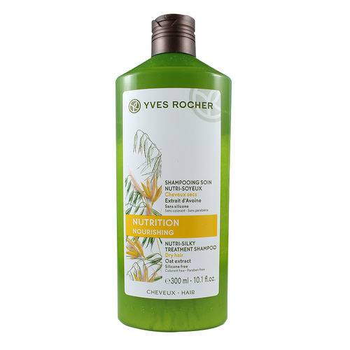 Shampoo Yves Rocher Cuidado Vegetal Nutrição e Sedosidade Cabelo Seco 300ml