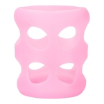 Shatter silicone resistente capa protetora para a Copa 150 / 180ml garrafa de Enfermagem (rosa)