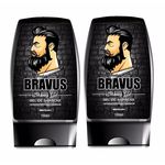 Shaving Gel de Barbear Bravus 150ml com 2 Unidades