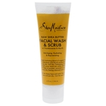 Shea Butter Facial Wash and Scrub por Shea Moisture para Unisex - limpador de 4 oz