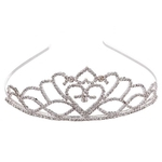 Shiny Women Princess Bridal Crown Wedding Crystal Crown Headwear Hair Jewelry Accessories